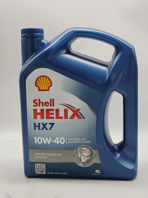 Моторное масло 10W 40 Шелл Helix HX7 10W40 10W-40 4л